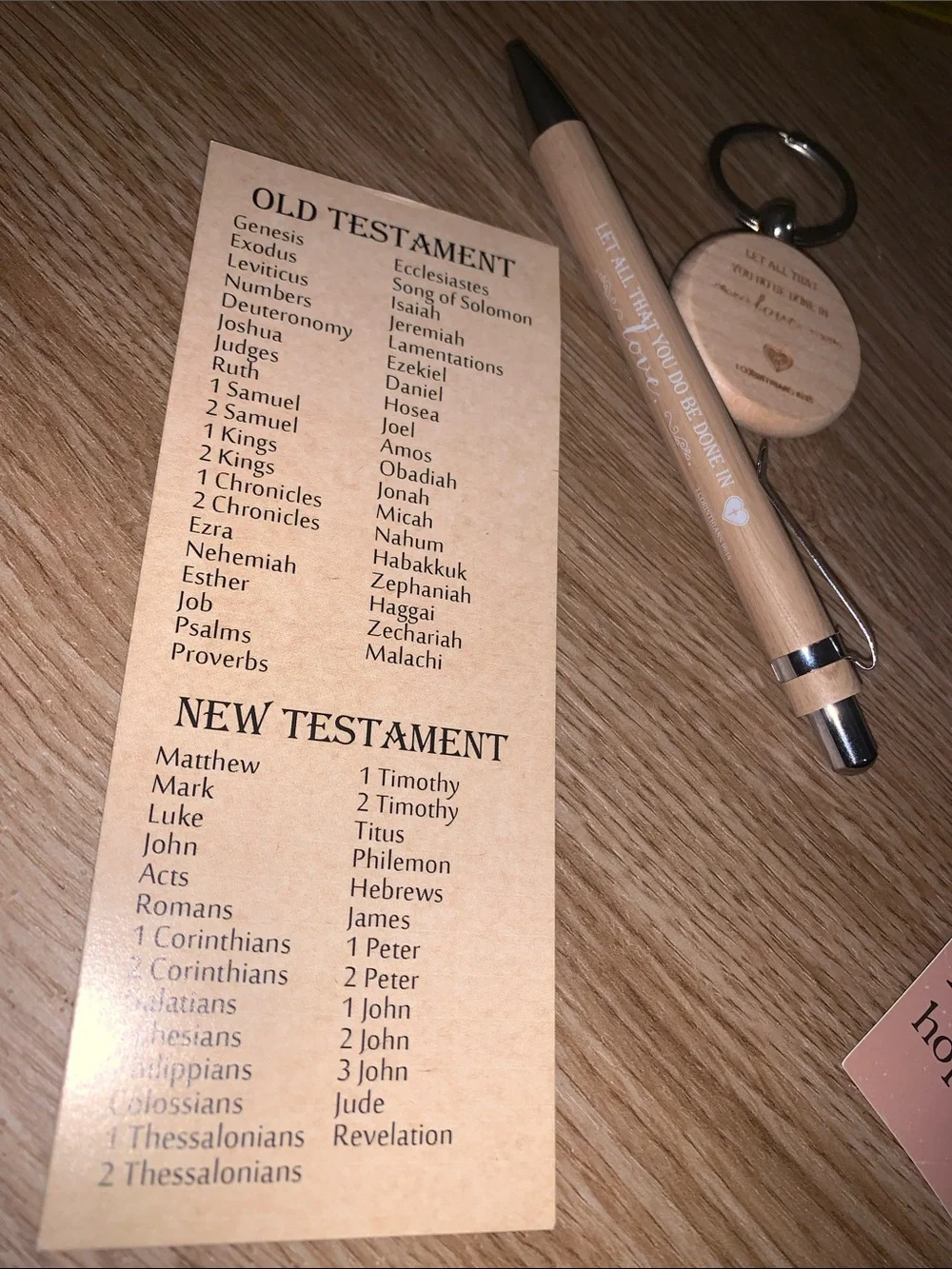 Faith based lot- 5 Jesus figures, 8 stickers, keychain, pen, oil and bookmark